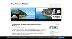Desktop Screenshot of descubriendoalicante.com